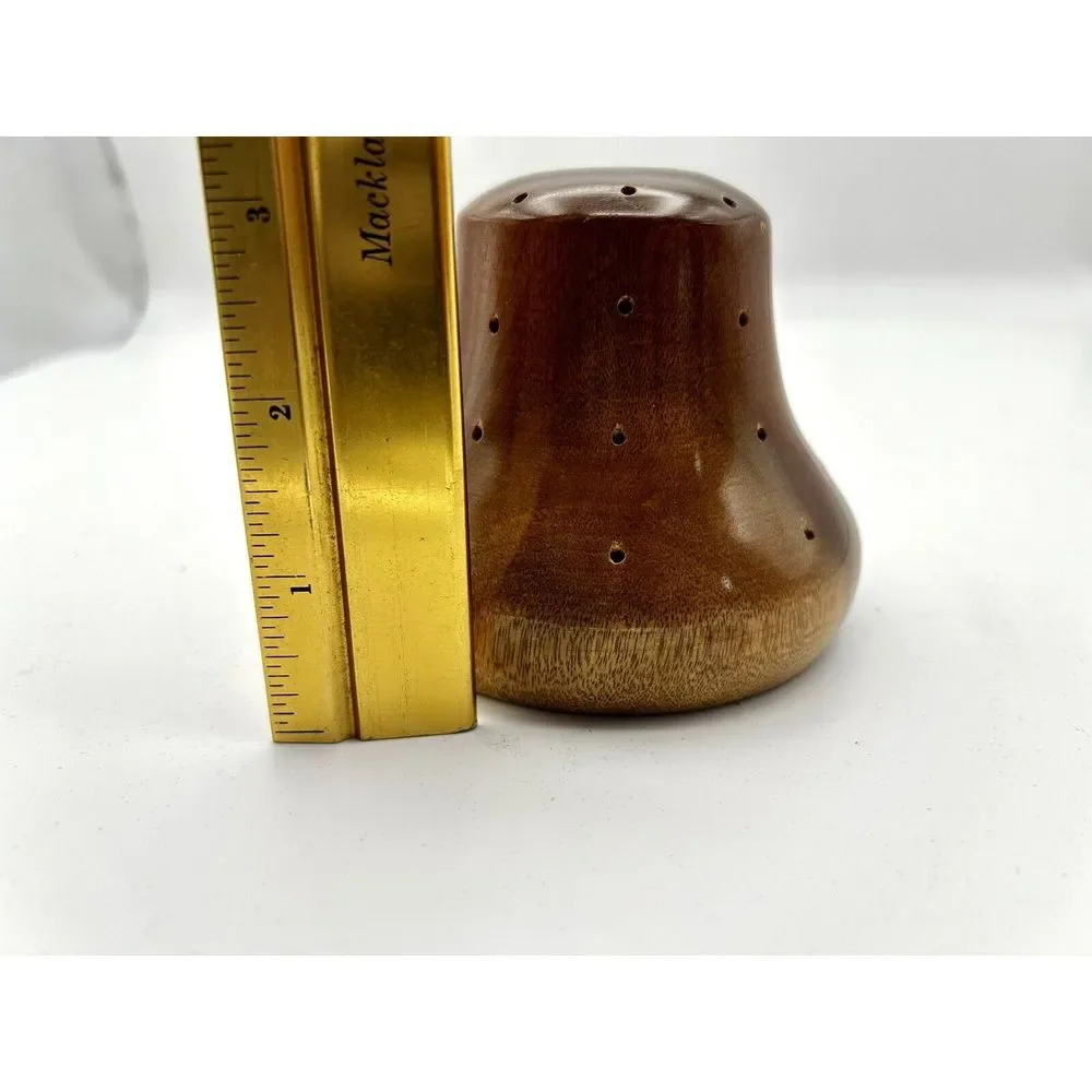 Vintage Myrtle Wood Toothpick Holder Handicraft by Ralph‎ A Bailey &Co